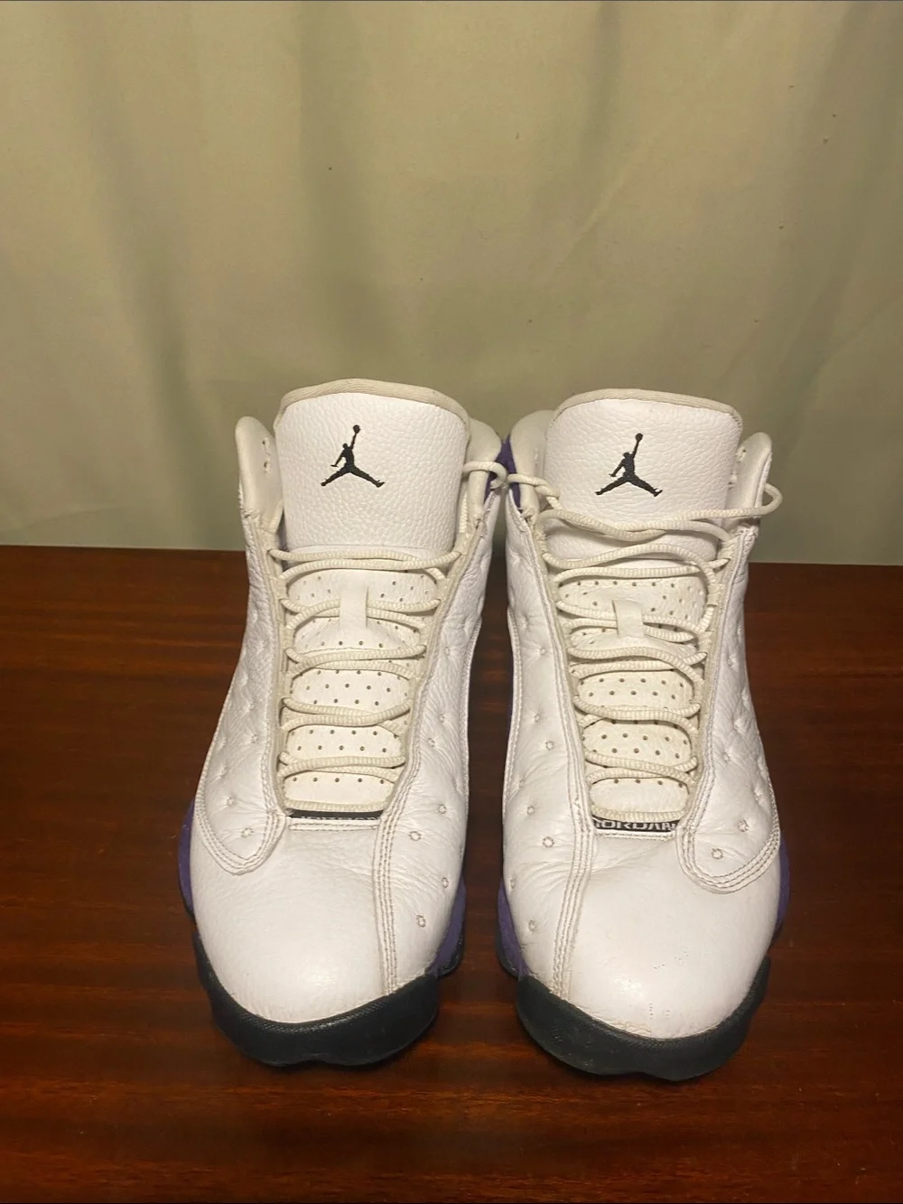 Nike Air Jordan 13 Retro Lakers White Purple size 10.5 Used